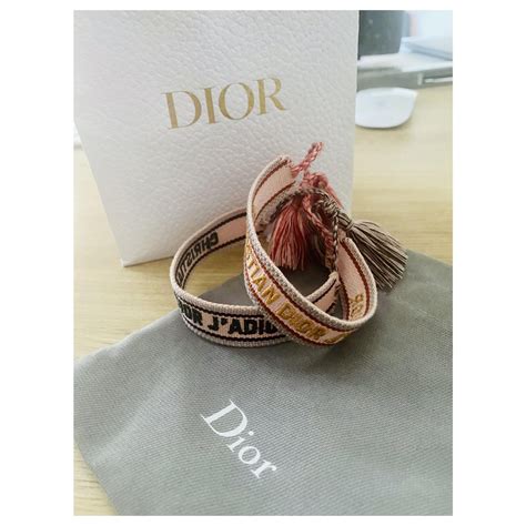 dior make up bracelet|christian dior cloth bracelet.